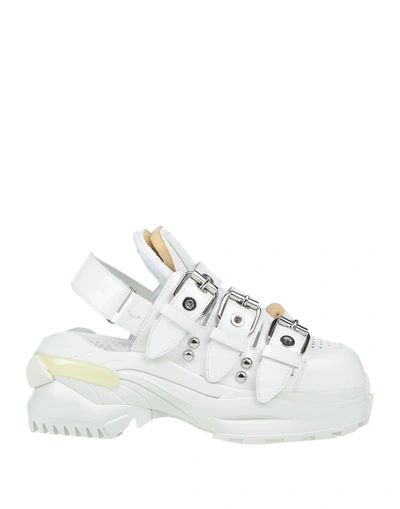 Shop Maison Margiela Woman Sneakers White Size 7.5 Soft Leather