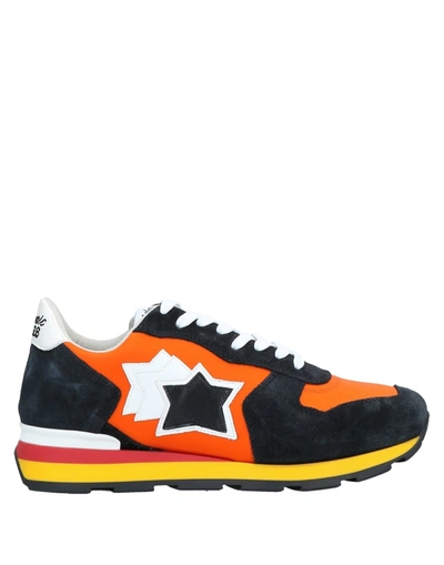 Shop Atlantic Stars Sneakers In Orange