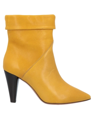 Ba&sh Ankle Boots In Yellow