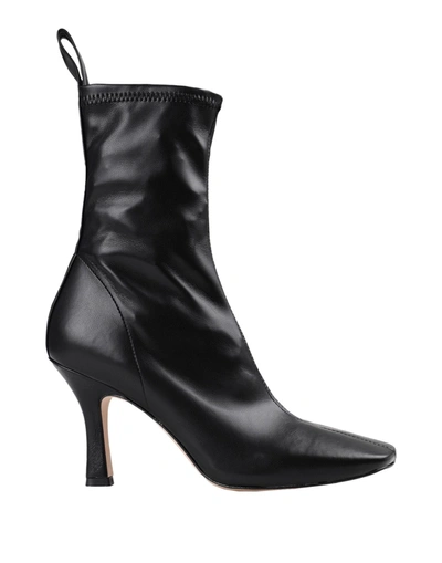 Shop Bianca Di Woman Ankle Boots Black Size 10 Textile Fibers