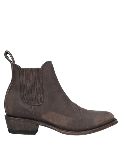 Shop Mexicana Ankle Boots In Khaki