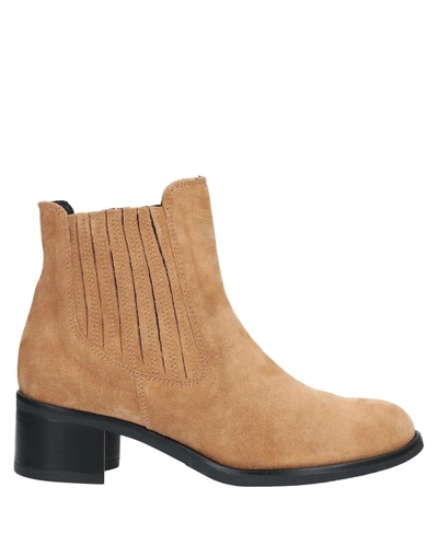 Shop Piampiani Ankle Boots In Sand
