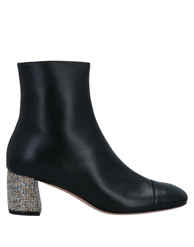 Shop Bally Woman Ankle Boots Black Size 7.5 Lambskin