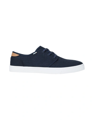 Shop Toms Sneakers In Blue