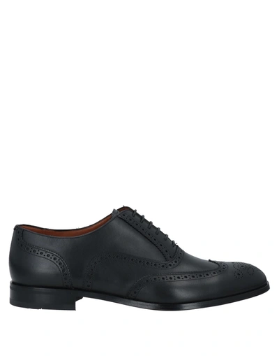 Shop Bally Man Lace-up Shoes Black Size 8.5 Calfskin