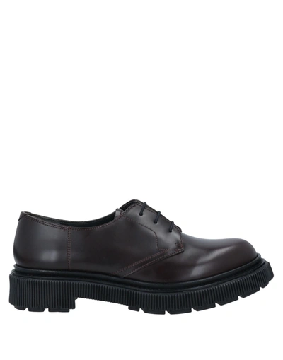 Shop Adieu Lace-up Shoes In Dark Brown