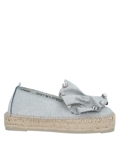 Sergio Rossi + Manebí Espadrilles In Silver