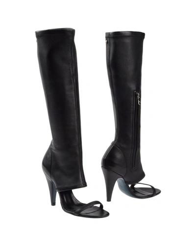 Shop Patrizia Pepe High-heeled Boots In Black