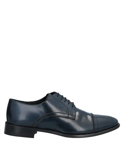 Shop Florsheim Imperial Man Lace-up Shoes Midnight Blue Size 7.5 Soft Leather