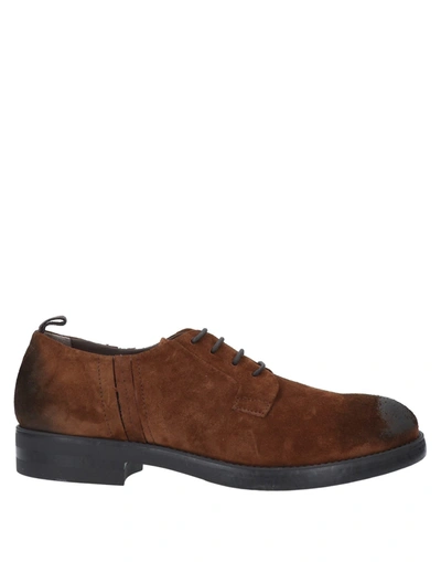 Shop Boemos Lace-up Shoes In Brown