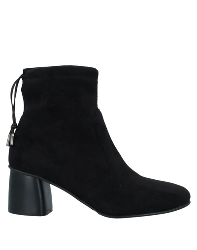 Shop Alberta Ferretti Ankle Boots In Black