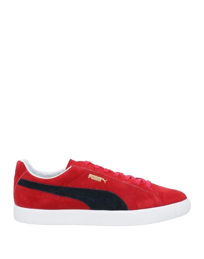Shop Puma Suede Vtg Mij Retro Man Sneakers Red Size 8.5 Soft Leather