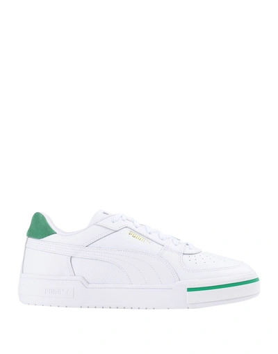 Shop Puma Ca Pro Heritage Man Sneakers White Size 8 Cowhide