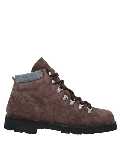 Shop Andrea Ventura Firenze Man Ankle Boots Khaki Size 10.5 Soft Leather, Textile Fibers In Beige