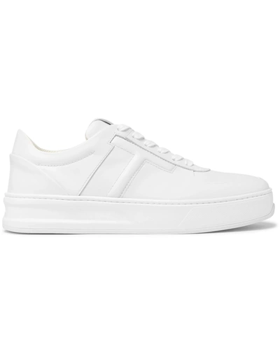 Shop Tod's Man Sneakers White Size 7 Soft Leather
