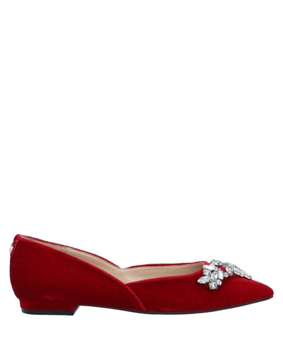 Shop Guess Ballet Flats In Red