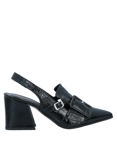 Shop Laura Bellariva Loafers In Black