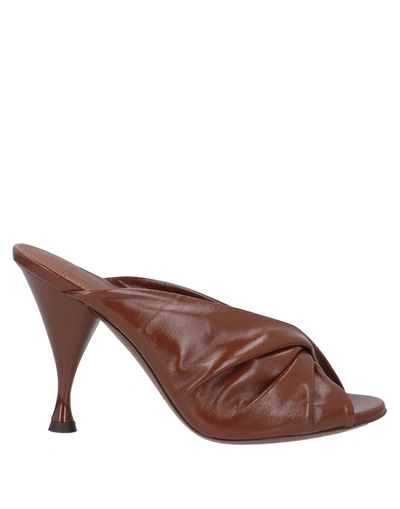 Shop L'autre Chose L' Autre Chose Woman Sandals Brown Size 6.5 Soft Leather