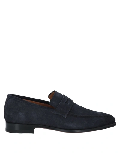 Shop Stefano Branchini Loafers In Dark Blue