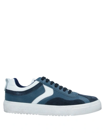 Shop Voile Blanche Man Sneakers Blue Size 7 Calfskin