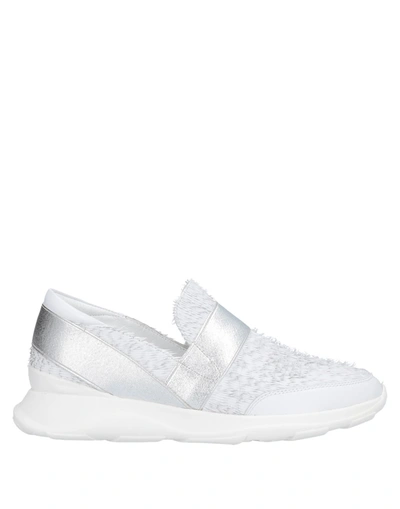 Shop Alberto Guardiani Woman Sneakers White Size 10 Soft Leather, Textile Fibers
