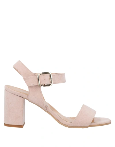 Shop Osvaldo Rossi Sandals In Light Pink