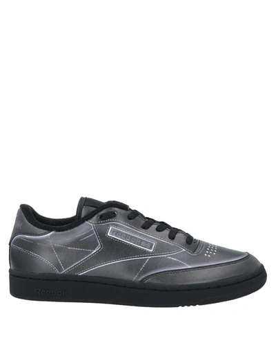 Shop Maison Margiela X Reebok Sneakers In Steel Grey