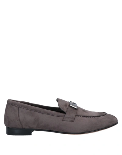Shop Tua By Braccialini Woman Loafers Dove Grey Size 6 Textile Fibers