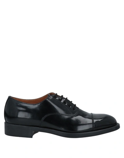 Shop Campanile Man Lace-up Shoes Black Size 13 Soft Leather