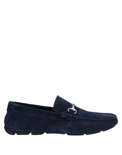 Shop Alexander Trend Loafers In Dark Blue
