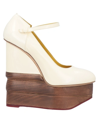 Shop Charlotte Olympia Pumps In Ivory