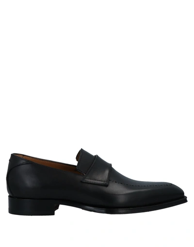 Shop Stefano Branchini Loafers In Black