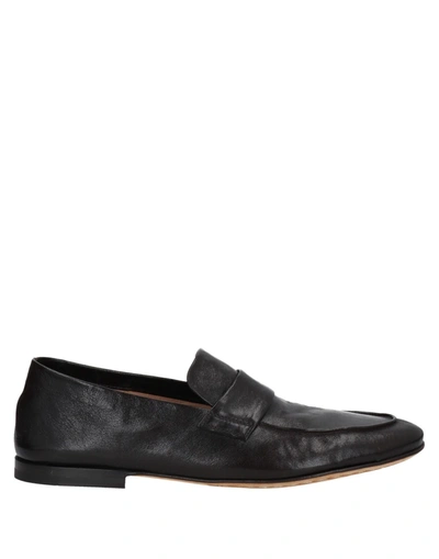 Shop Officine Creative Italia Man Loafers Black Size 11 Soft Leather