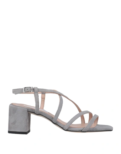 Shop Marian Woman Sandals Dove Grey Size 11 Soft Leather