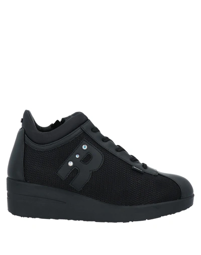 Shop Rucoline Woman Sneakers Black Size 7 Textile Fibers