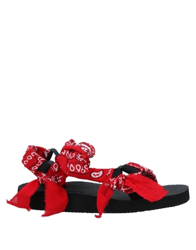 Shop Arizona Love Woman Sandals Red Size 8 Textile Fibers