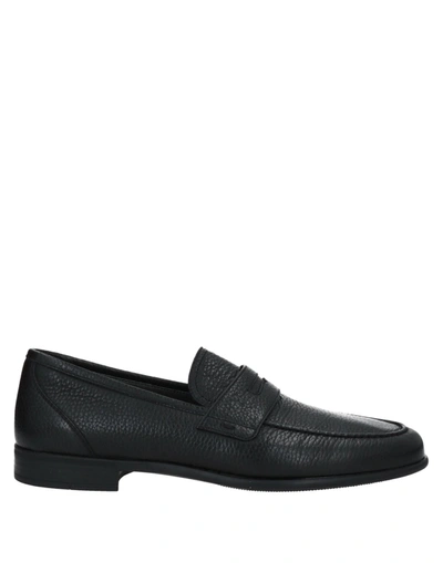 Shop Moreschi Loafers In Black