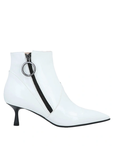 Shop Norma J.baker Ankle Boots In White