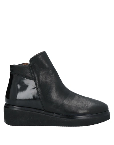 Shop Just Melluso Ankle Boots In Black