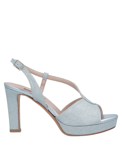 Shop Albano Sandals In Silver