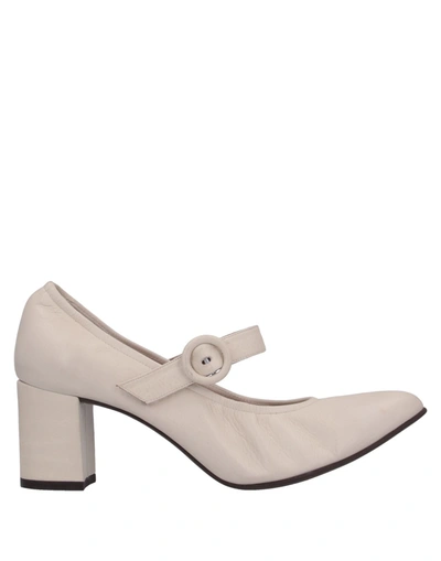 Shop Ancarani Pumps In Ivory