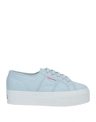 Shop Superga Sneakers In Pastel Blue