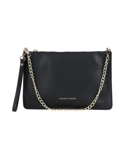 Shop Tuscany Leather Tl Bag Pochette Woman Handbag Black Size - Soft Leather