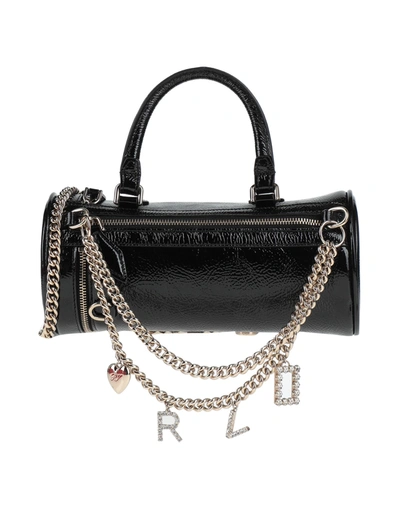 Shop Roger Vivier Woman Handbag Black Size - Soft Leather
