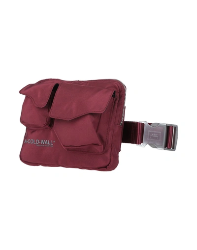 Shop A-cold-wall* * Bum Bags In Maroon