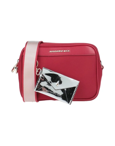 Shop Mandarina Duck Handbags In Brick Red