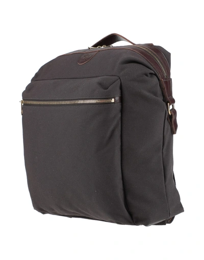 Shop Il Bisonte Backpacks In Dark Brown