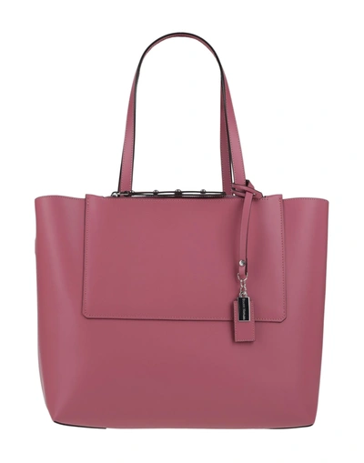 Shop Gianni Notaro C.j. Gianni Notaro Woman Handbag Fuchsia Size - Soft Leather In Pink