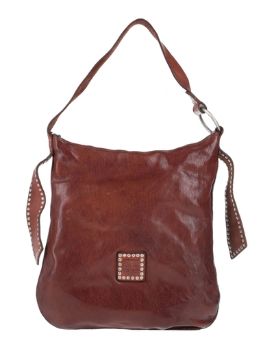 Shop Campomaggi Woman Handbag Brown Size - Cowhide