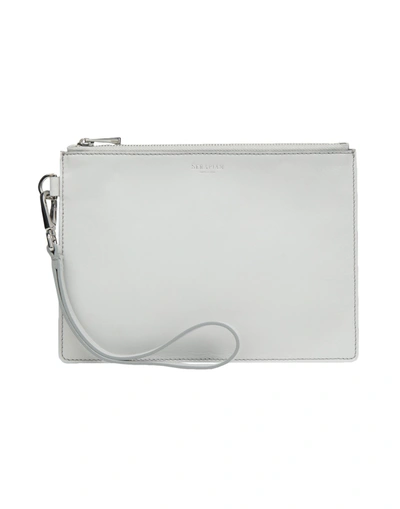 Shop Serapian Handbags In Light Grey